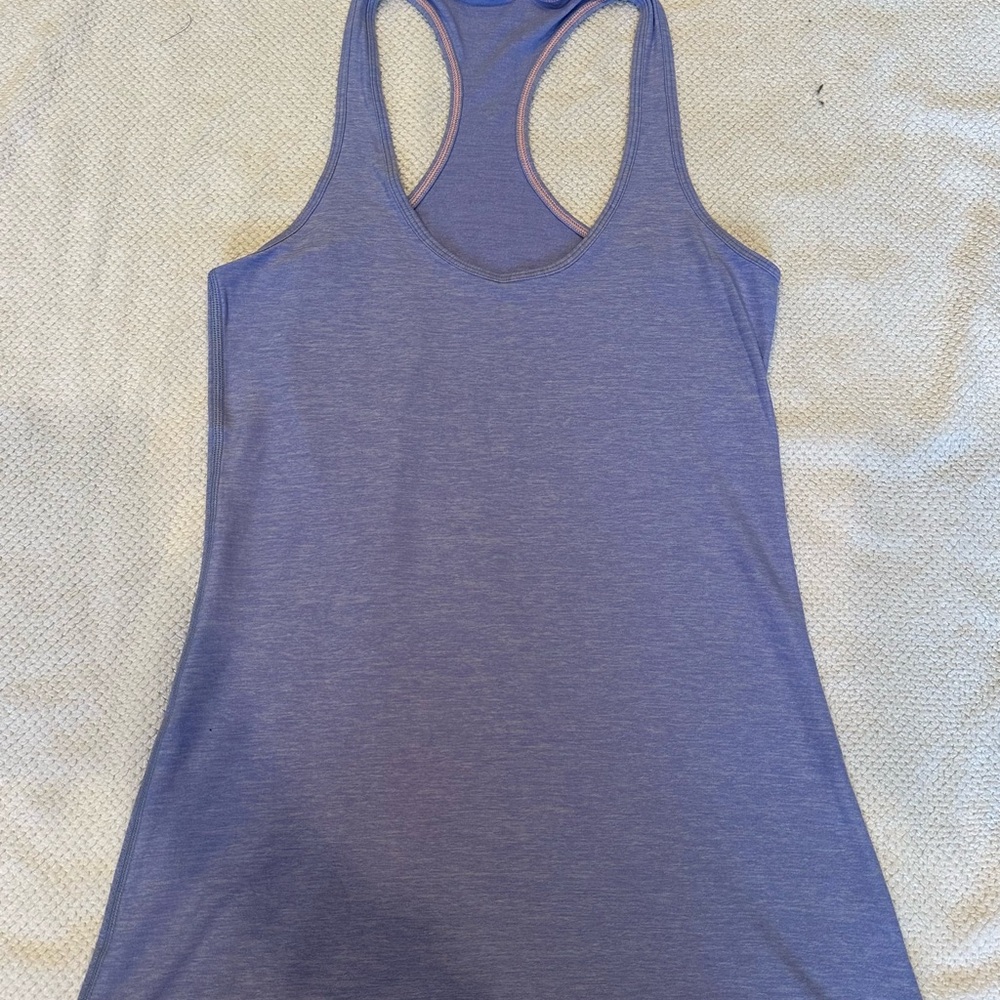 Lululemon Cool Racerback Tank, Heathered Periwinkle Blue